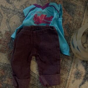American Girl Maroon Pants